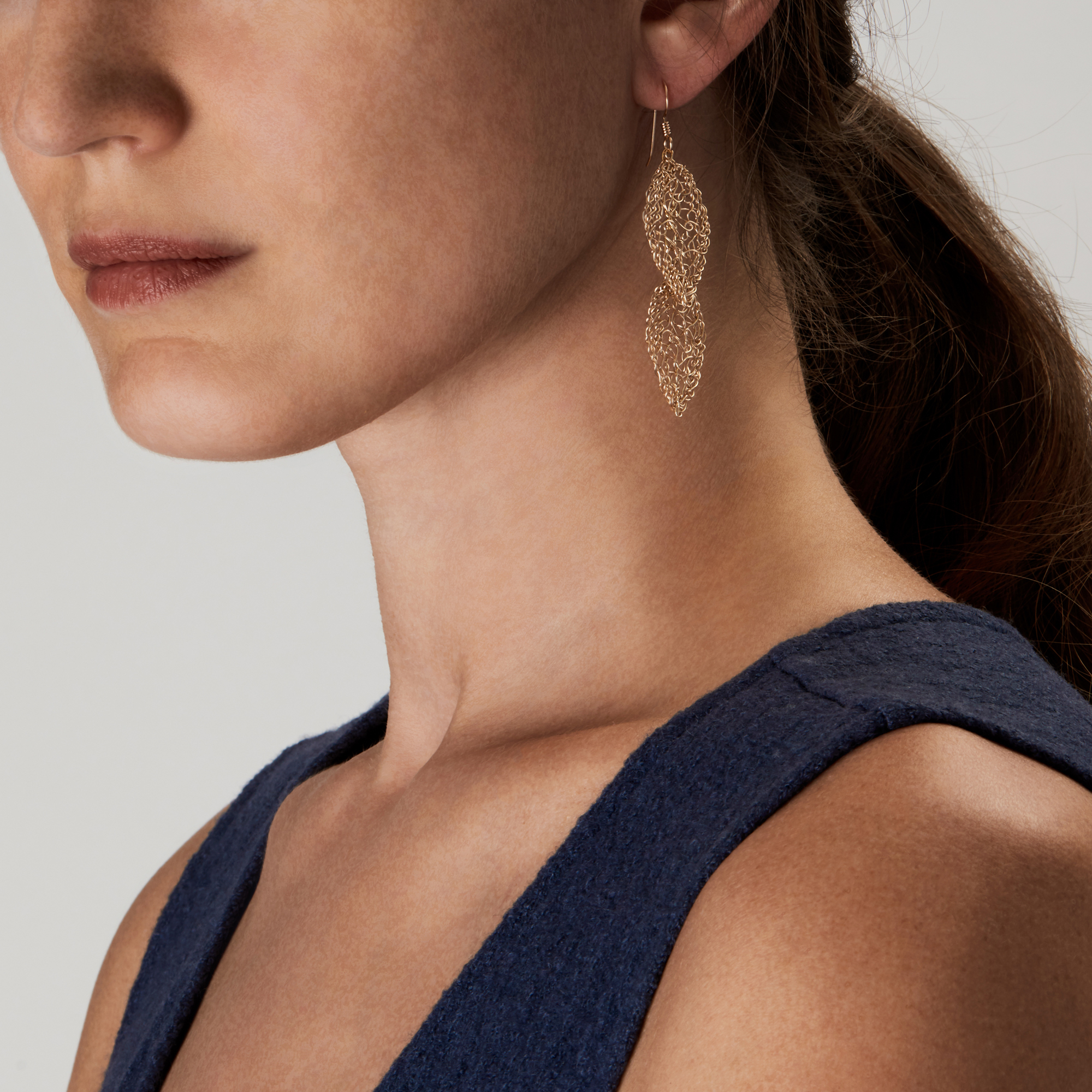 Jewelry Photographer Kate Benson photography portfolio jewelry in studio on model