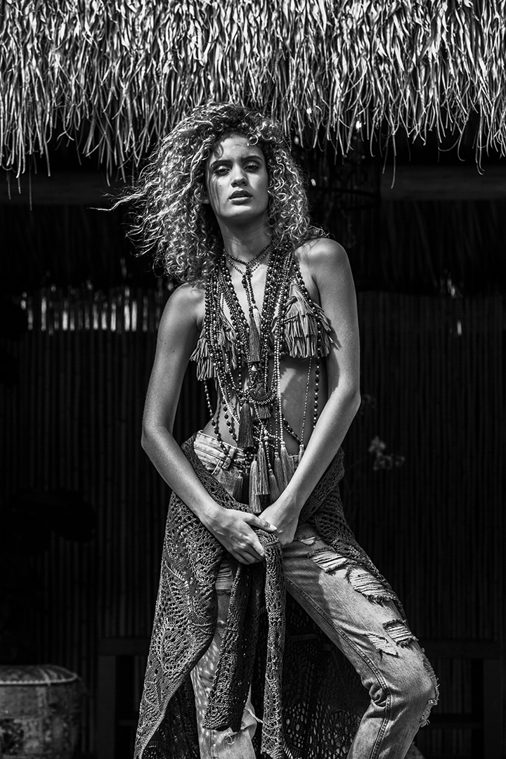 edgy fashion editorial photographer necklaces Kate Benson tropical travel photography