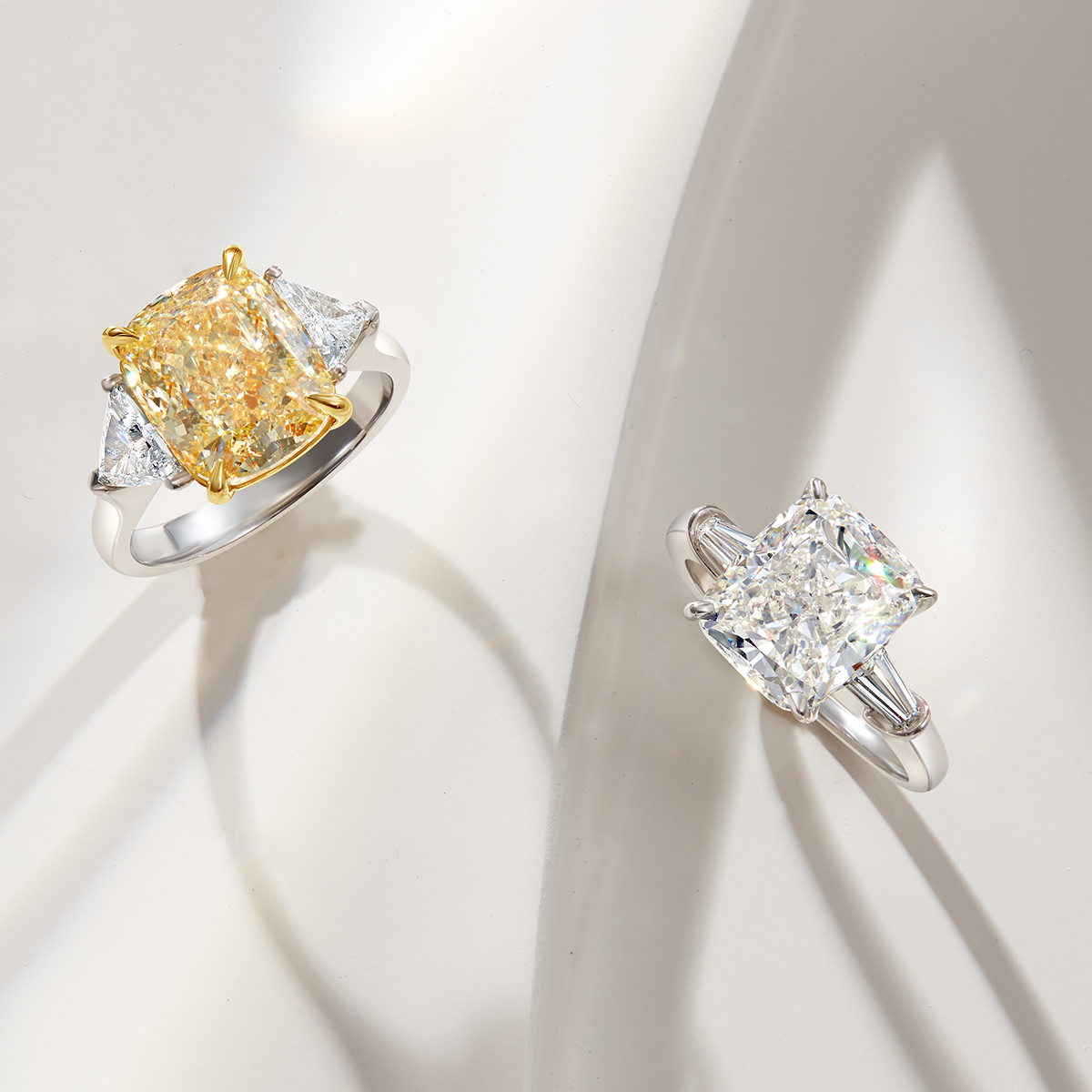 luxury canary yellow diamond jewelry jewelery photographer photography engagement rings